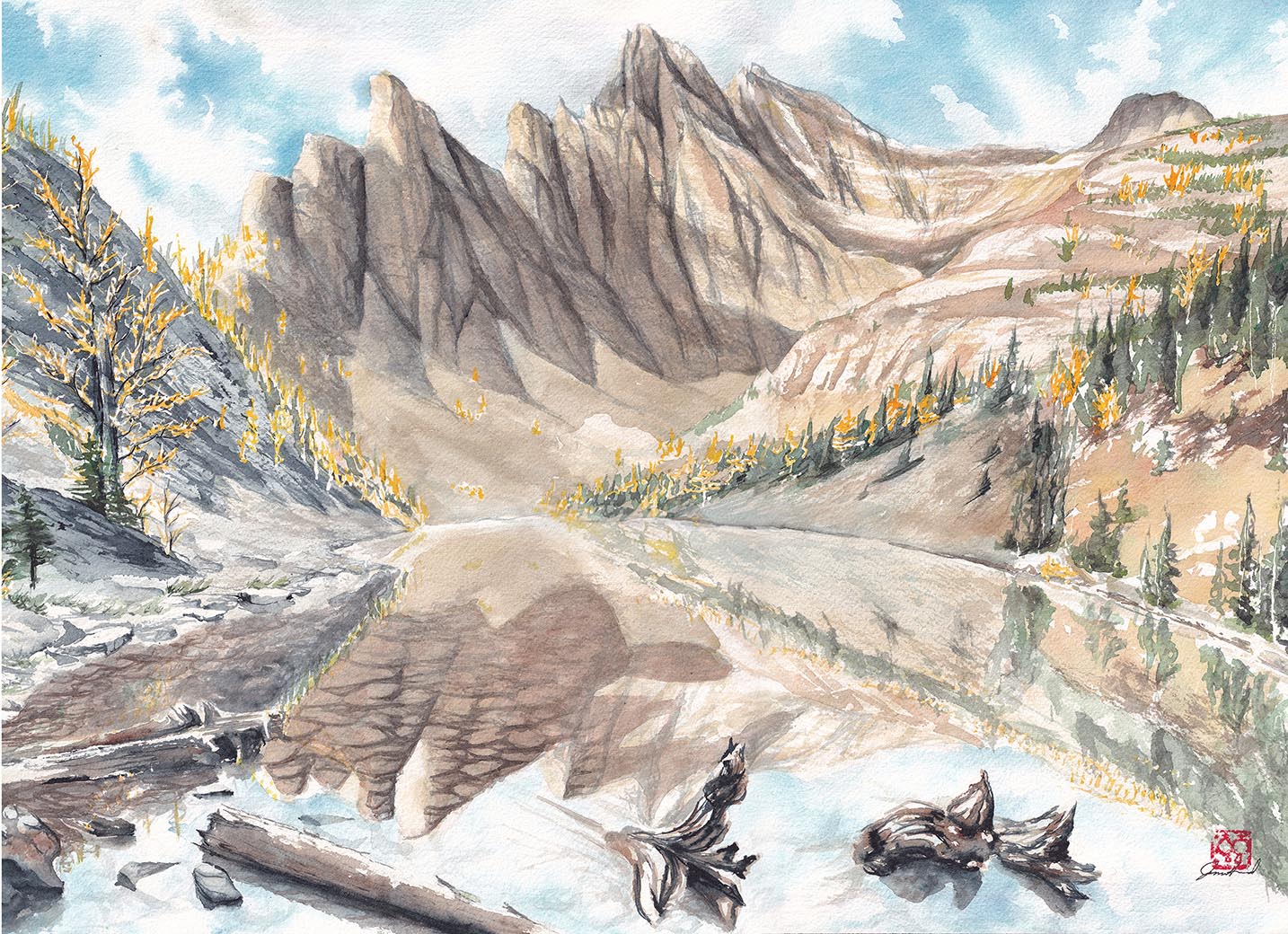 Featured image for “Larch at Lake Agnes”